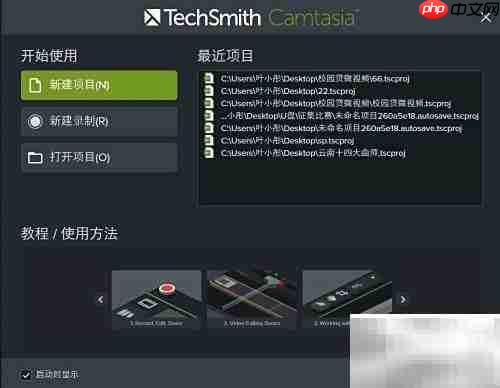 Camtasia Studio录屏技巧
