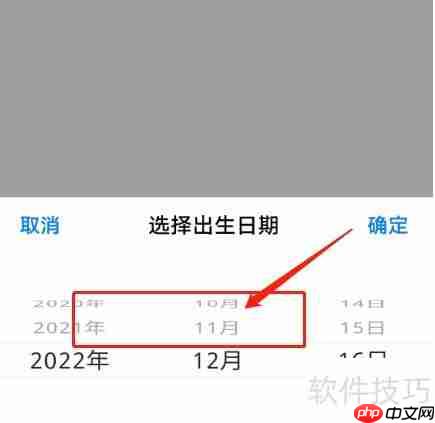 安卓书单助手如何选出生日期