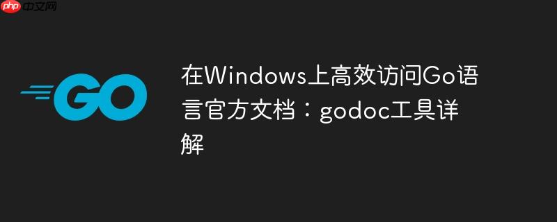 在Windows上高效访问Go语言官方文档：godoc工具详解