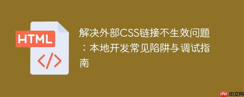 解决外部CSS链接不生效问题：本地开发常见陷阱与调试指南