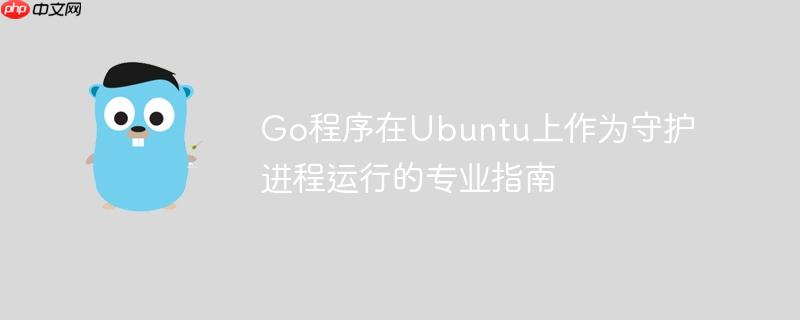 Go程序在Ubuntu上作为守护进程运行的专业指南