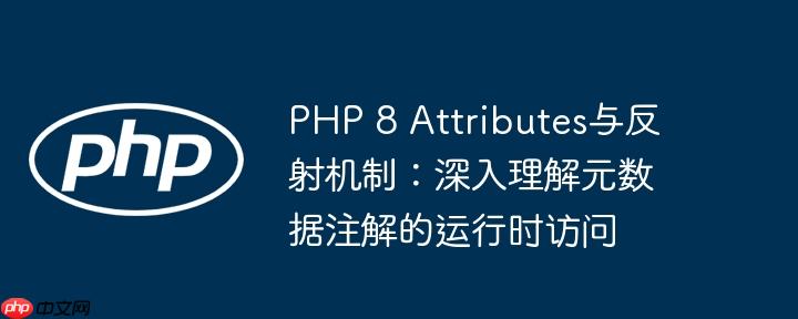 PHP 8 Attributes与反射机制：深入理解元数据注解的运行时访问