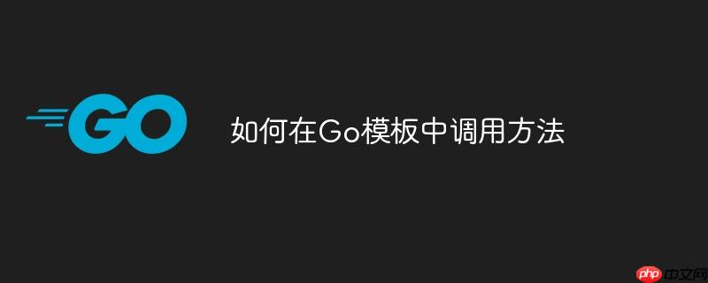 如何在Go模板中调用方法
