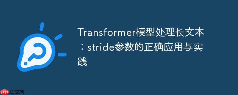 Transformer模型处理长文本：stride参数的正确应用与实践