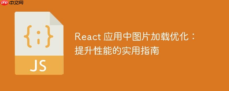 React 应用中图片加载优化：提升性能的实用指南