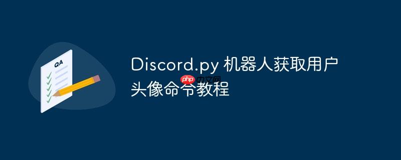 Discord.py 机器人获取用户头像命令教程