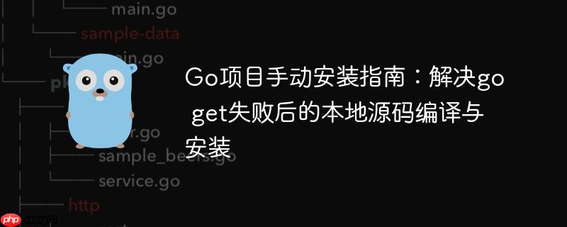 Go项目手动安装指南：解决go get失败后的本地源码编译与安装