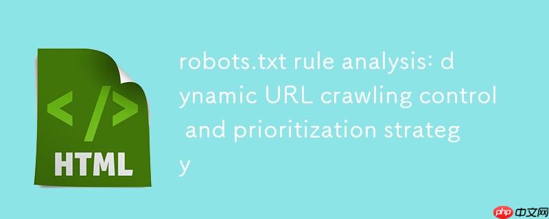 robots.txt规则解析：动态URL抓取控制与优先级策略
