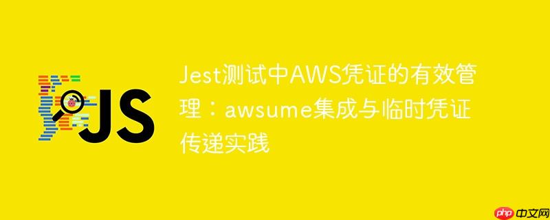 Jest测试中AWS凭证的有效管理：awsume集成与临时凭证传递实践