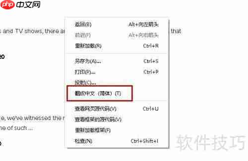 谷歌浏览器网页翻译技巧