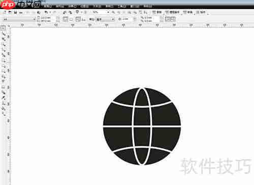 CDR绘制矢量网址图标教程
