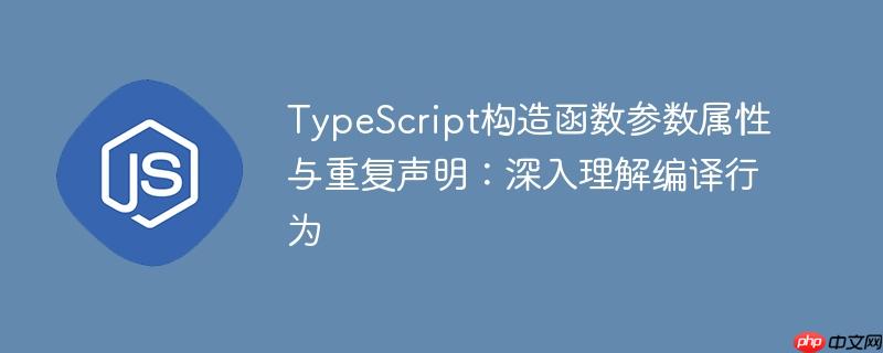 TypeScript构造函数参数属性与重复声明：深入理解编译行为