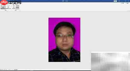 Word制作1寸蓝底照片