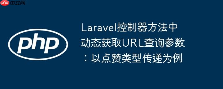 Laravel控制器方法中动态获取URL查询参数：以点赞类型传递为例