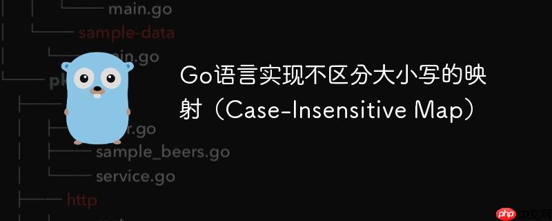 Go语言实现不区分大小写的映射（Case-Insensitive Map）