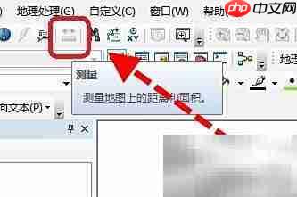 ArcMap测量工具灰色不可用