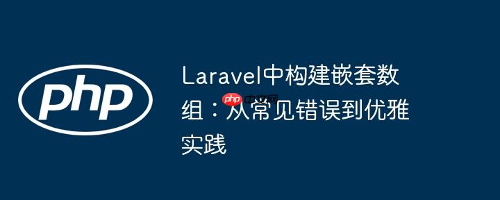 Laravel中构建嵌套数组：从常见错误到优雅实践