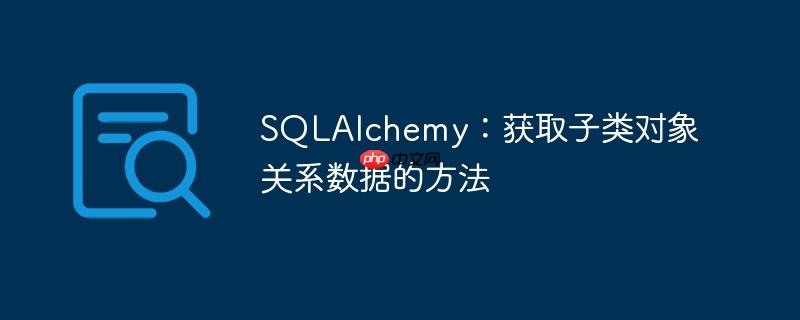 SQLAlchemy：获取子类对象关系数据的方法