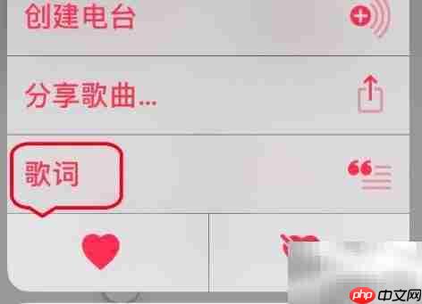 Apple Music歌词无法显示