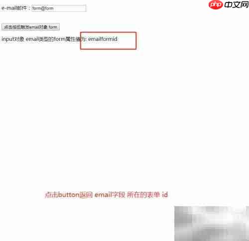 email对象form属性使用指南