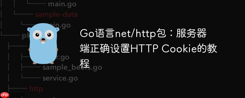 Go语言net/http包：服务器端正确设置HTTP Cookie的教程