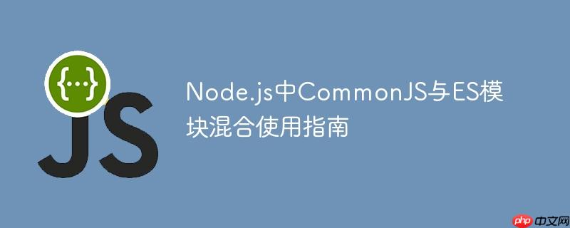 Node.js中CommonJS与ES模块混合使用指南