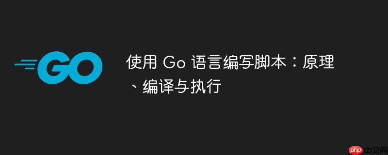 使用 Go 语言编写脚本：原理、编译与执行