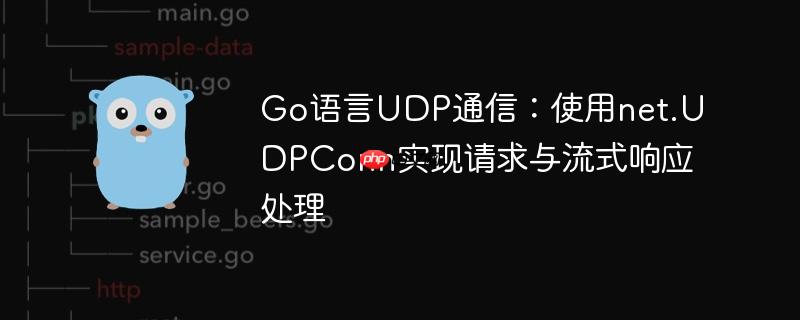 Go语言UDP通信：使用net.UDPConn实现请求与流式响应处理