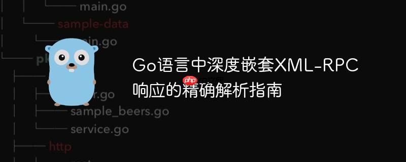 Go语言中深度嵌套XML-RPC响应的精确解析指南