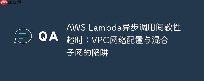 AWS Lambda异步调用间歇性超时：VPC网络配置与混合子网的陷阱