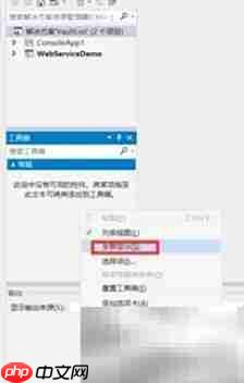 VS2005工具箱显示设置