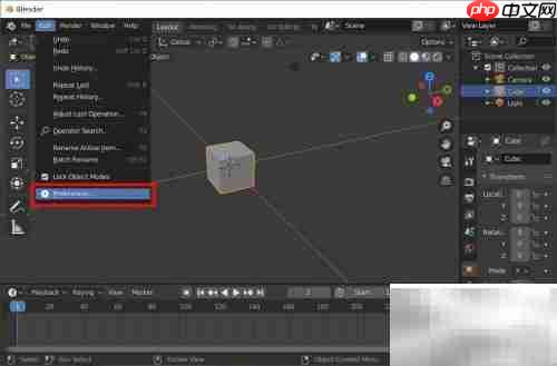 Blender 2.82中文乱码解决
