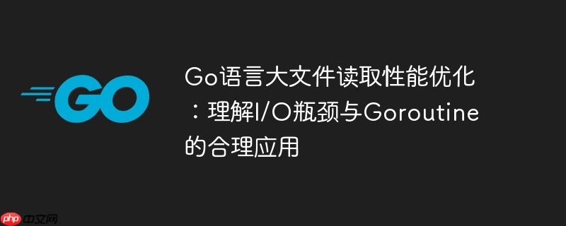 Go语言大文件读取性能优化：理解I/O瓶颈与Goroutine的合理应用
