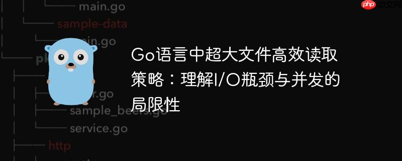 Go语言中超大文件高效读取策略：理解I/O瓶颈与并发的局限性