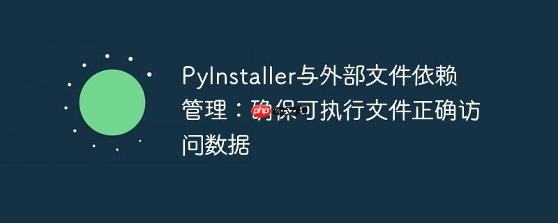 PyInstaller与外部文件依赖管理：确保可执行文件正确访问数据
