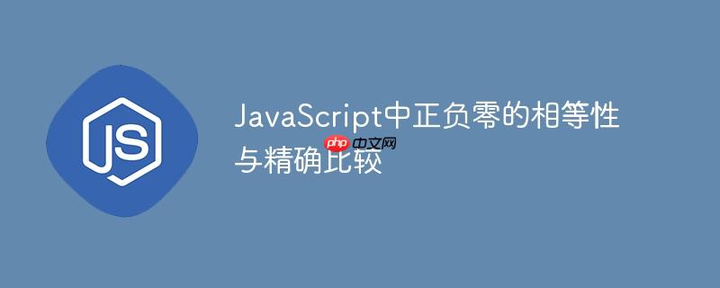 JavaScript中正负零的相等性与精确比较