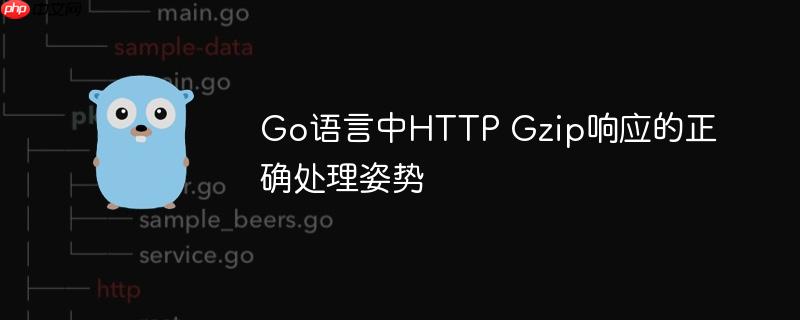 Go语言中HTTP Gzip响应的正确处理姿势
