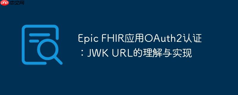 Epic FHIR应用OAuth2认证：JWK URL的理解与实现