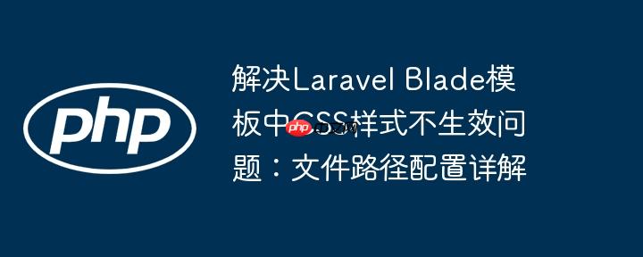 解决Laravel Blade模板中CSS样式不生效问题：文件路径配置详解