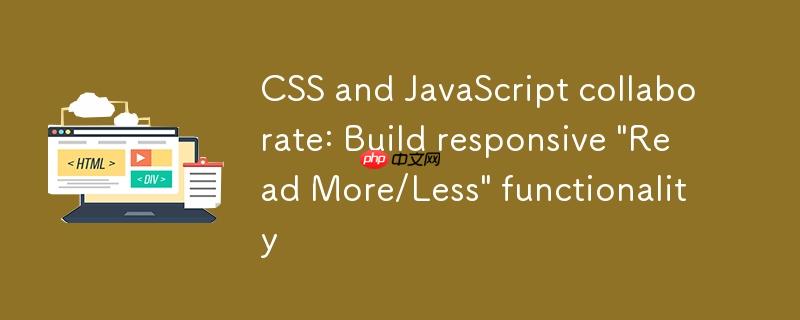 CSS与JavaScript协同：构建响应式“阅读更多/更少”功能