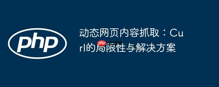 动态网页内容抓取：Curl的局限性与解决方案