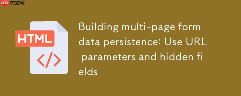 构建多页表单数据持久化：使用URL参数和隐藏字段