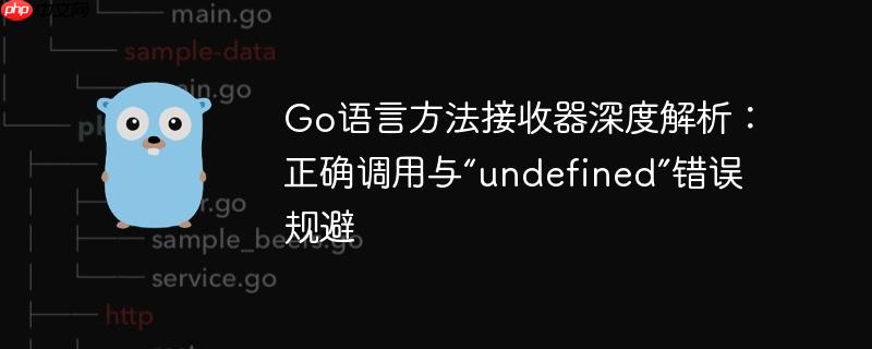 Go语言方法接收器深度解析：正确调用与“undefined”错误规避