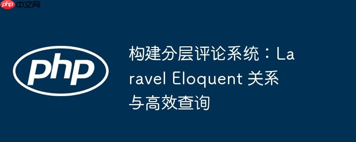 构建分层评论系统：Laravel Eloquent 关系与高效查询