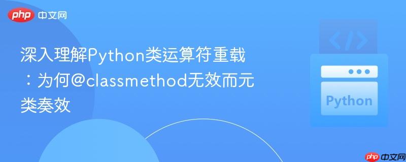 深入理解Python类运算符重载：为何@classmethod无效而元类奏效