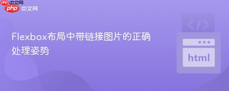 Flexbox布局中带链接图片的正确处理姿势