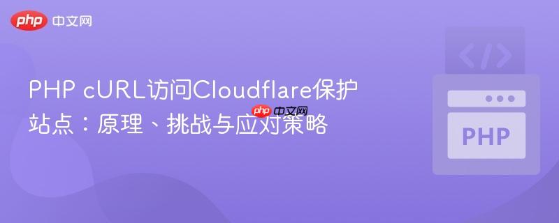PHP cURL访问Cloudflare保护站点：原理、挑战与应对策略