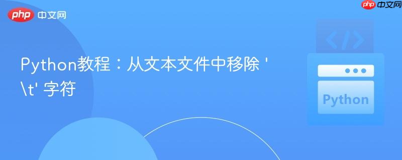 python教程：从文本文件中移除 '' 字符
