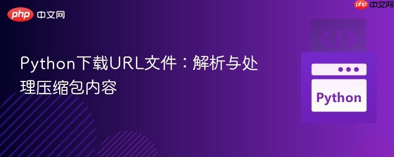 Python下载URL文件：解析与处理压缩包内容