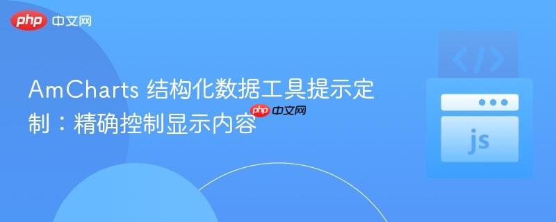 AmCharts 结构化数据工具提示定制：精确控制显示内容